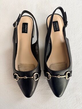 Jones New York Black  Shoes Slingback  7M